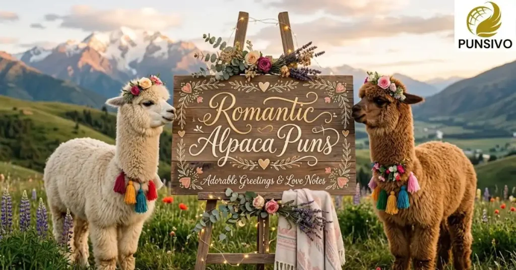 Romantic Alpaca Puns
