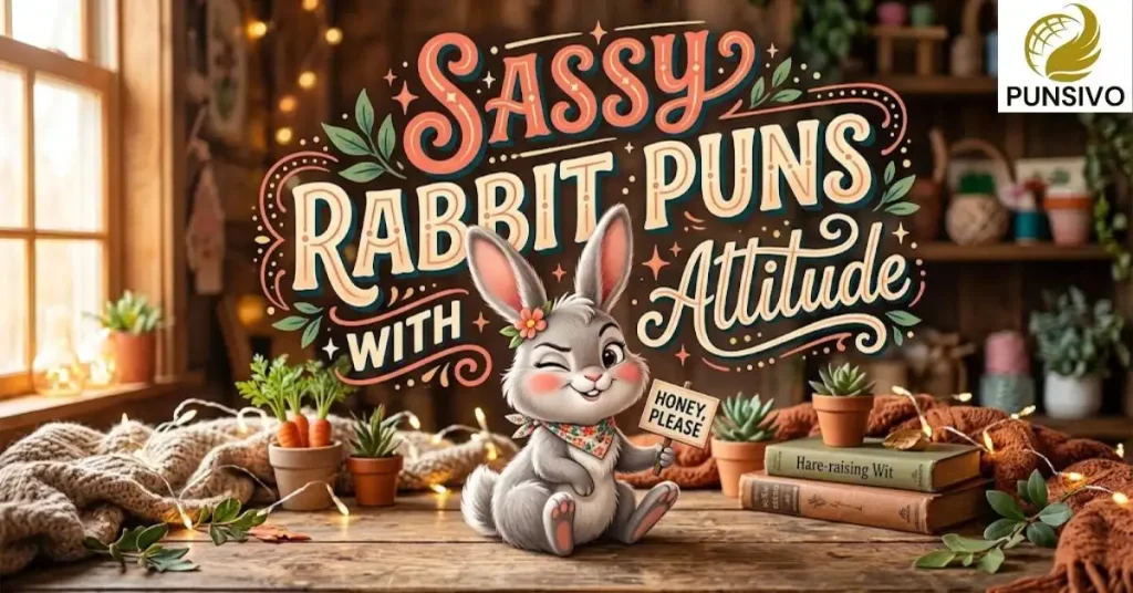 Sassy Rabbit Puns with Attitude