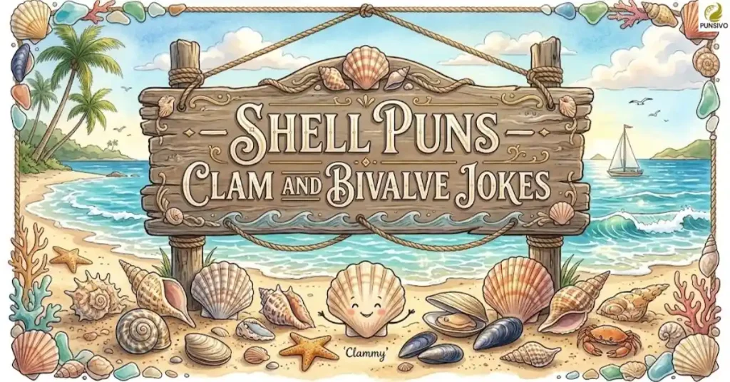 shell-puns-clam-and-bivalve-jokes Shell Puns — Clam and Bivalve Jokes