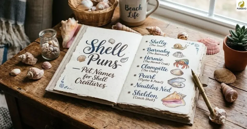 shell-puns-pet-names-for-shell-creatures Shell Puns — Pet Names for Shell Creatures