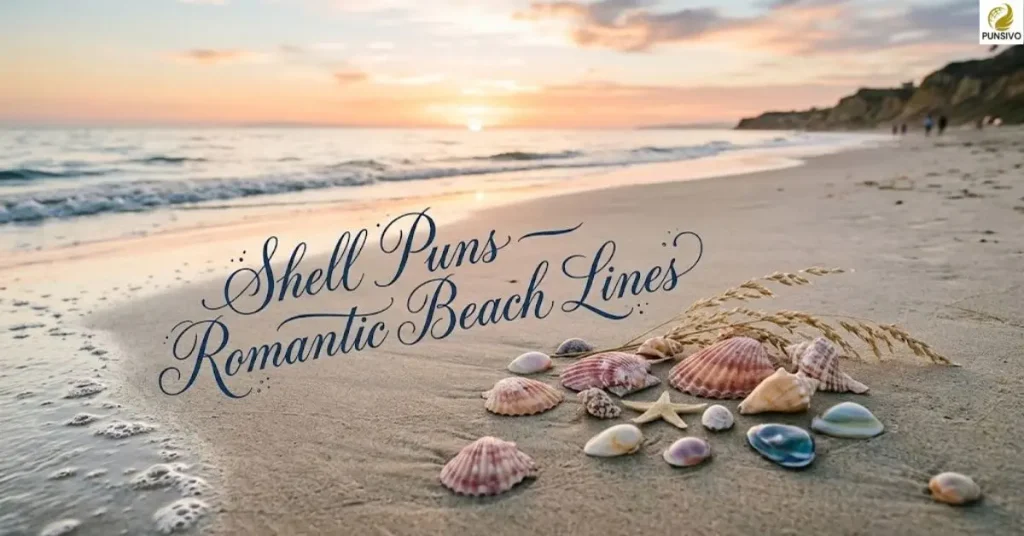 shell-puns-romantic-beach-lines Shell Puns — Romantic Beach Lines
