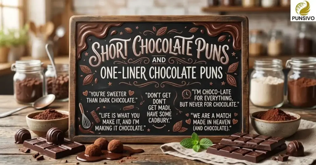 Short Chocolate Puns and One-Liner Chocolate Puns