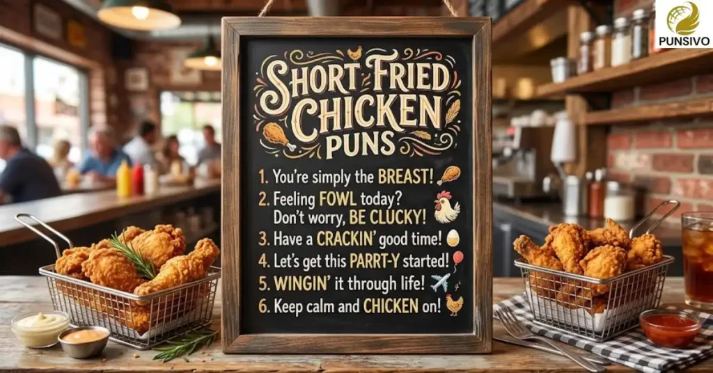 Short Fried Chicken Puns