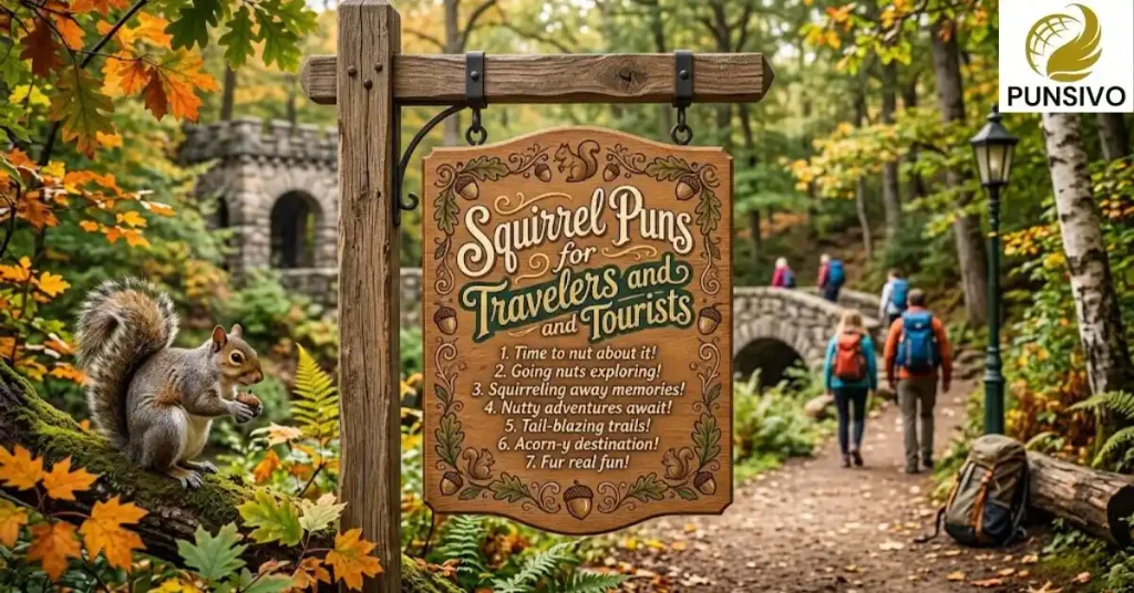 Squirrel Puns for Travelers and Tourists